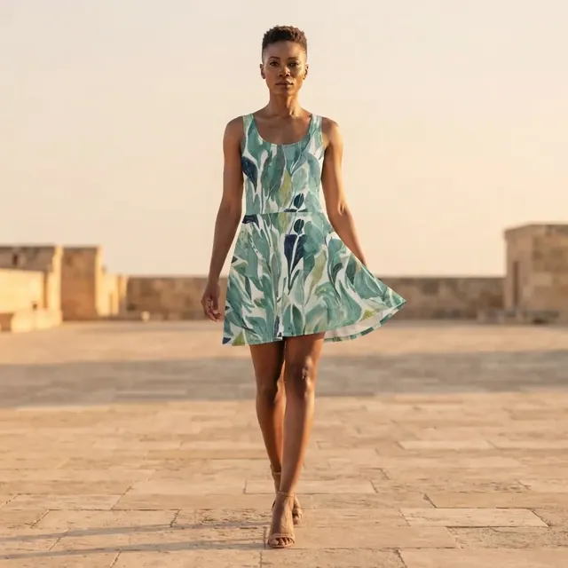 Skater Dress, one-of-one design 7D9C2A19