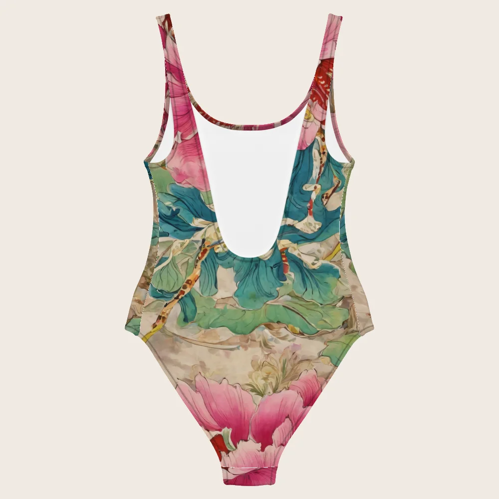 One-Piece Swimsuit on model