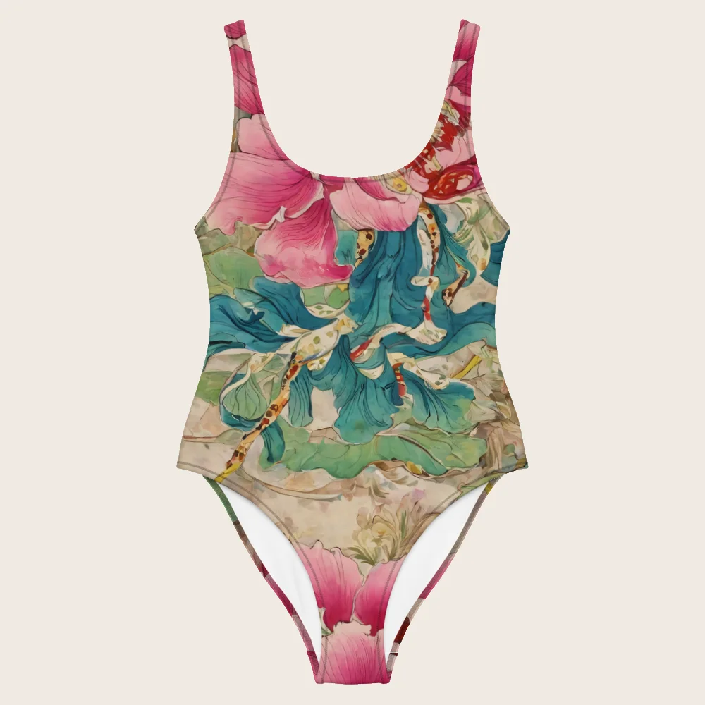 One-Piece Swimsuit on model