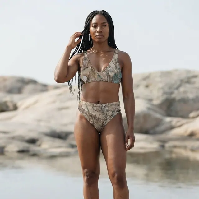 High-Waisted Bikini, one-of-one design E977A1B4