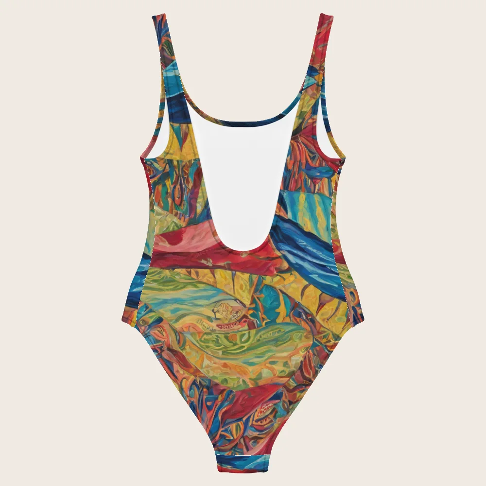 One-Piece Swimsuit on model