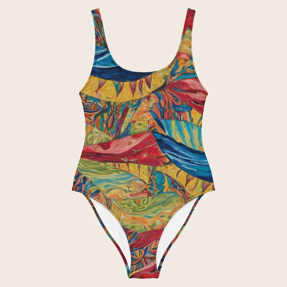 One-Piece Swimsuit on model