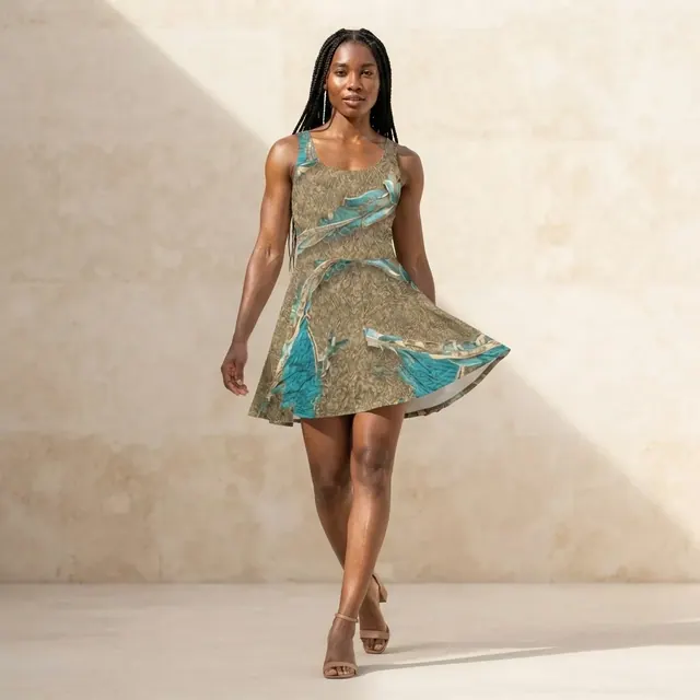 Skater Dress, one-of-one design 377EEE48