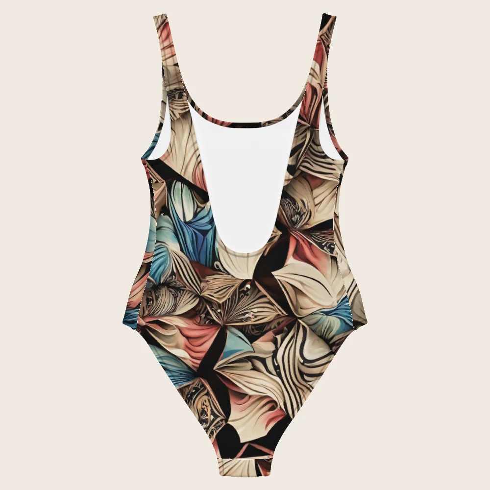 One-Piece Swimsuit on model
