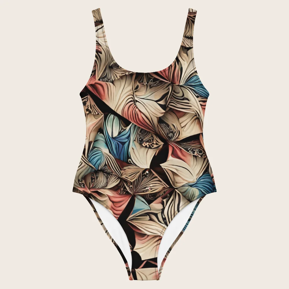 One-Piece Swimsuit on model