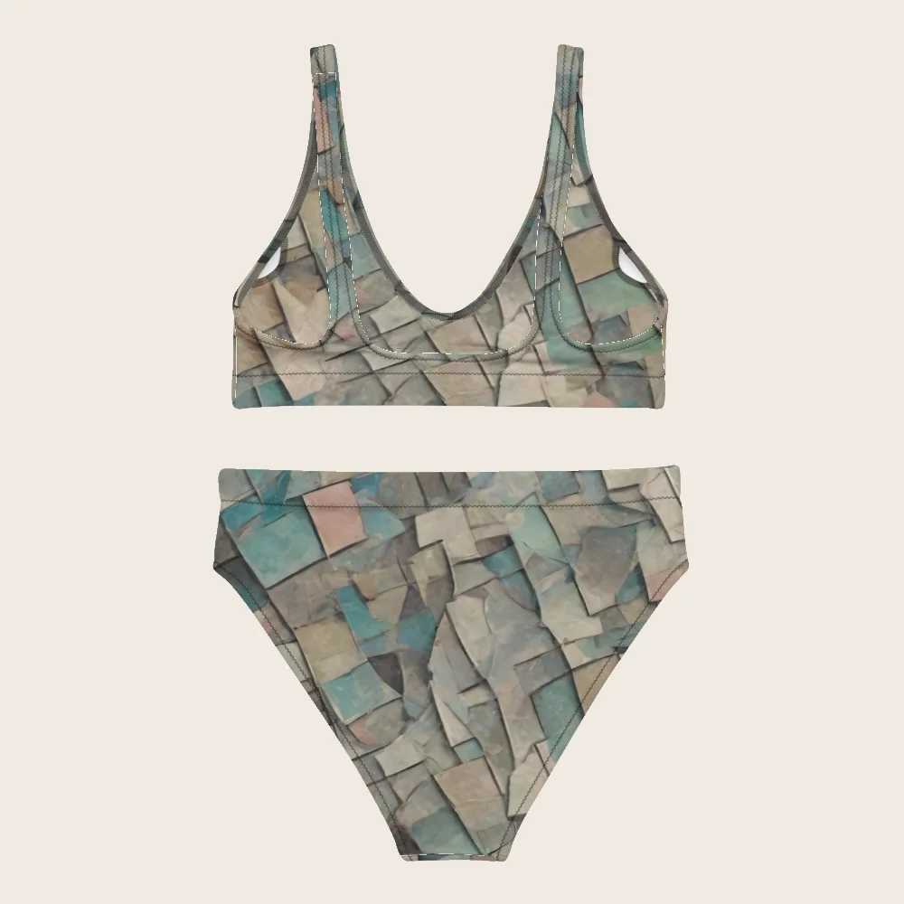 High-Waisted Bikini on model