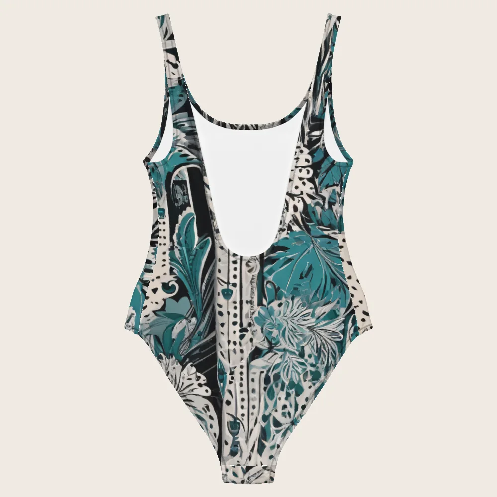 One-Piece Swimsuit on model