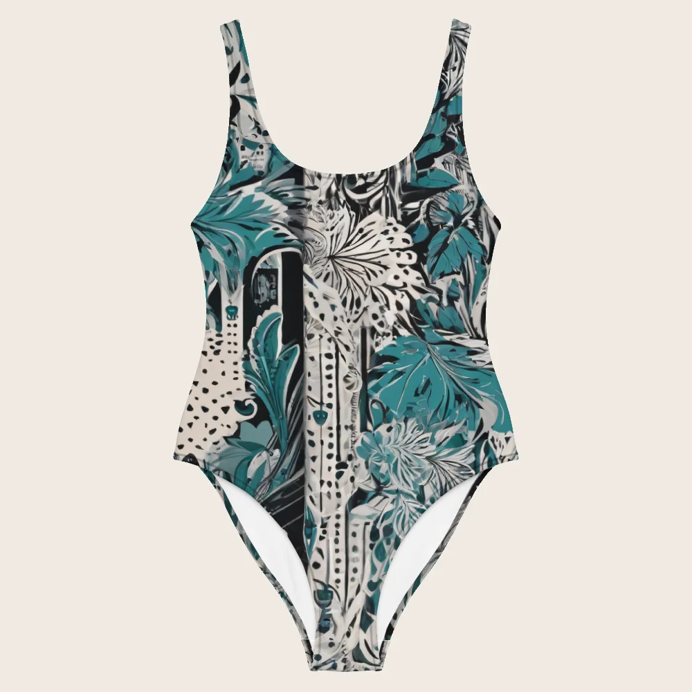 One-Piece Swimsuit on model