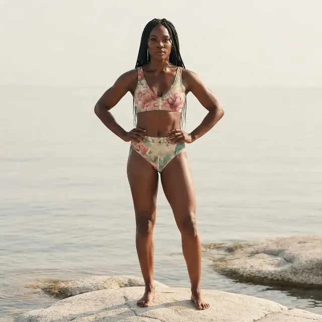High-Waisted Bikini, one-of-one design 9E3F2AA5