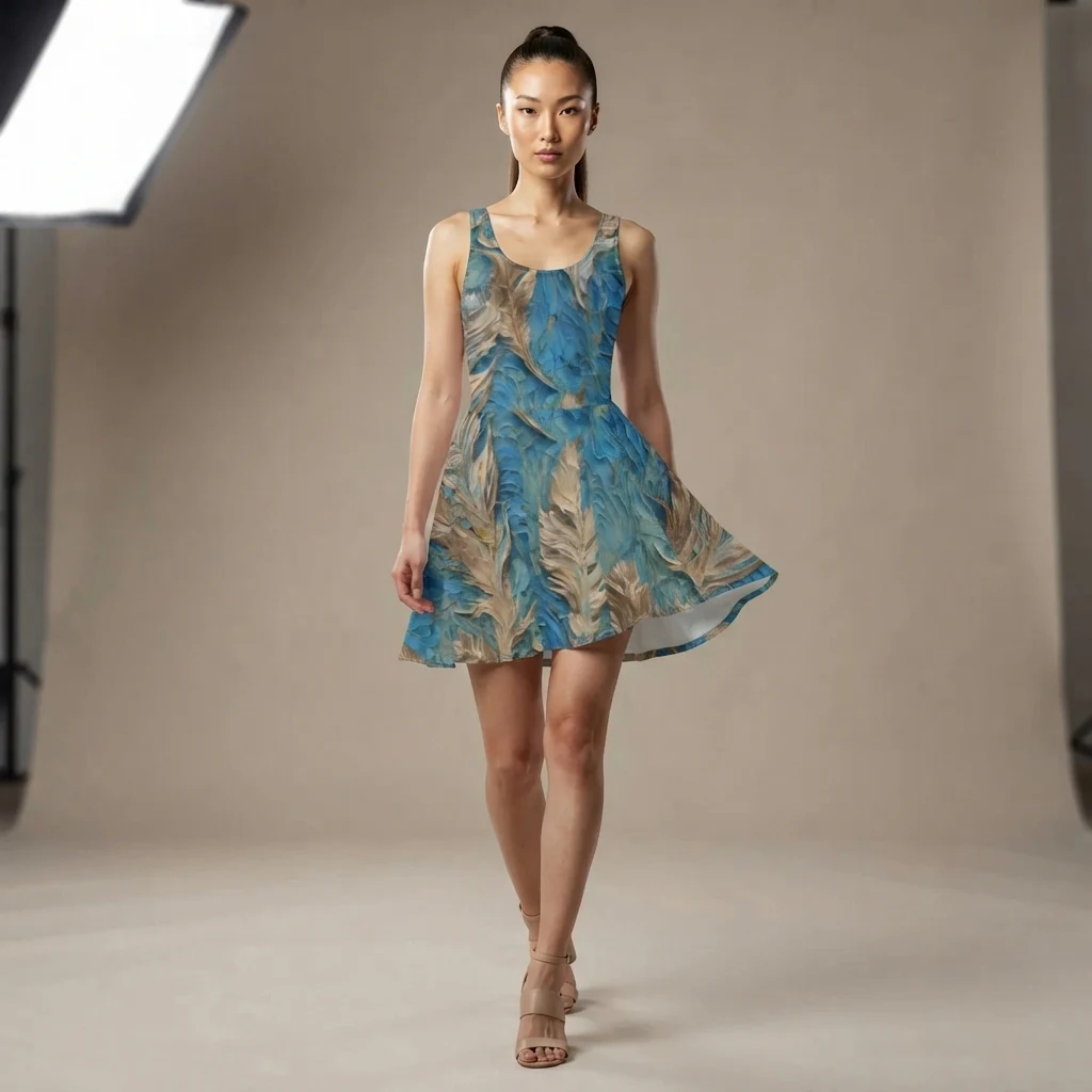 Skater Dress on model