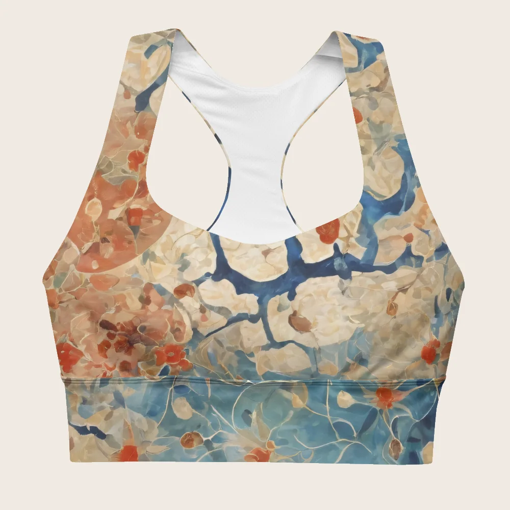 Longline Sports Bra on model
