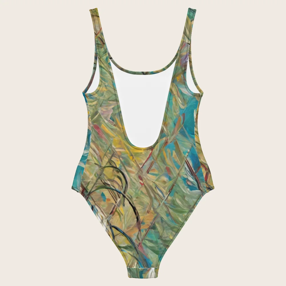 One-Piece Swimsuit on model