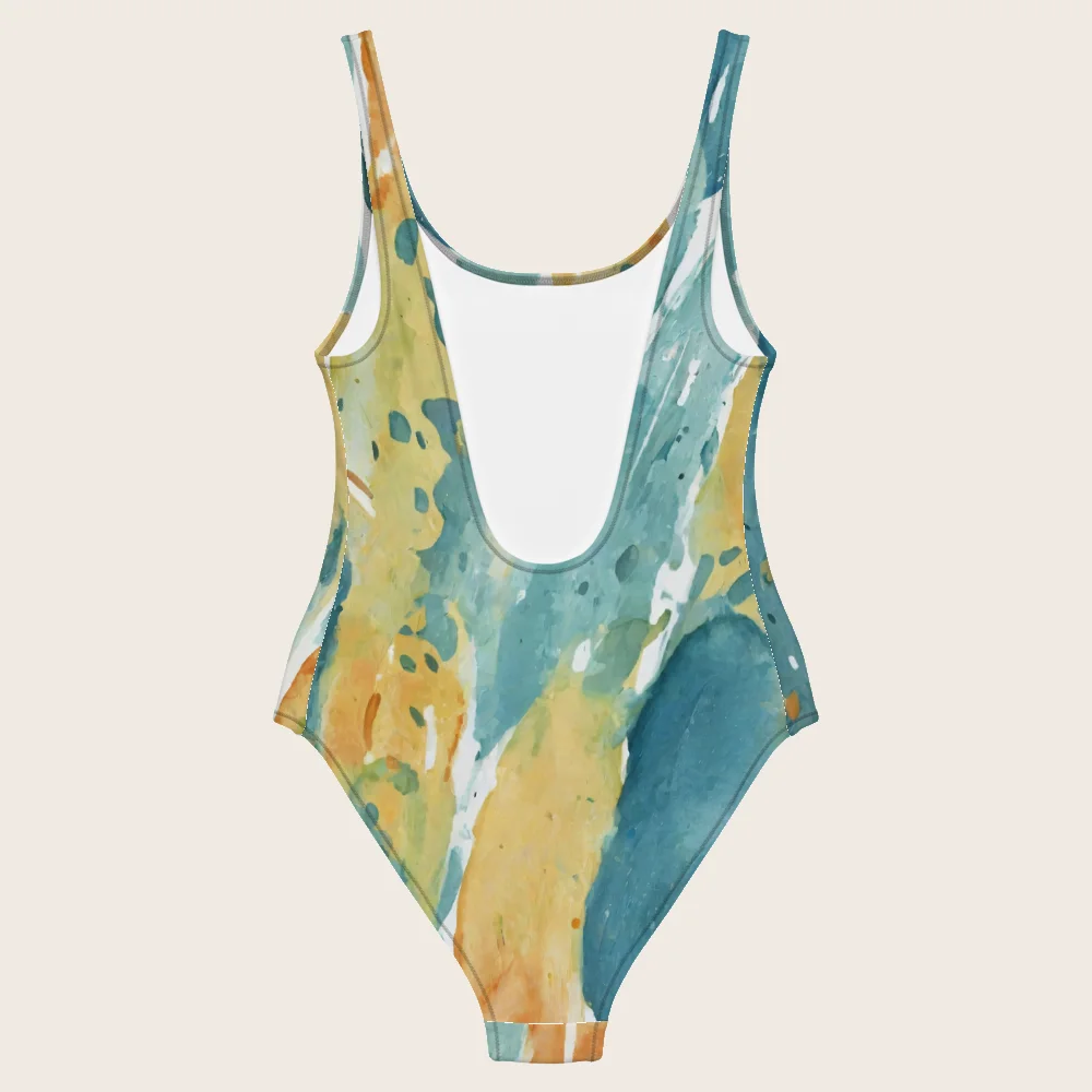 One-Piece Swimsuit on model