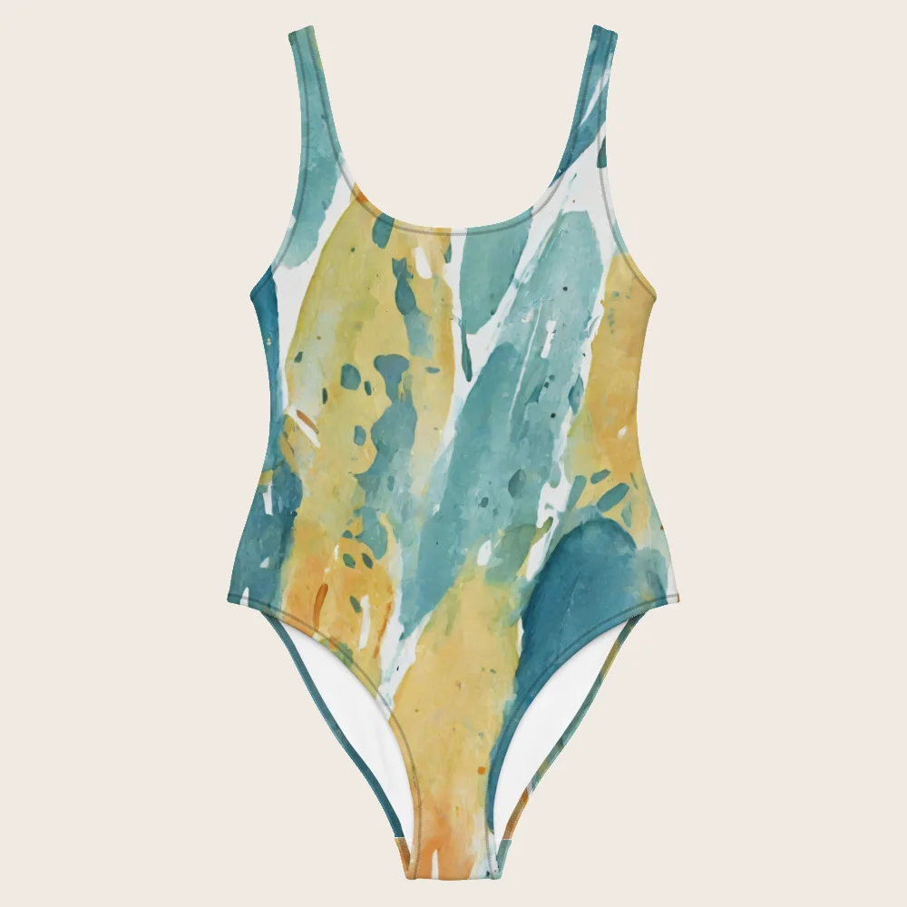 One-Piece Swimsuit on model