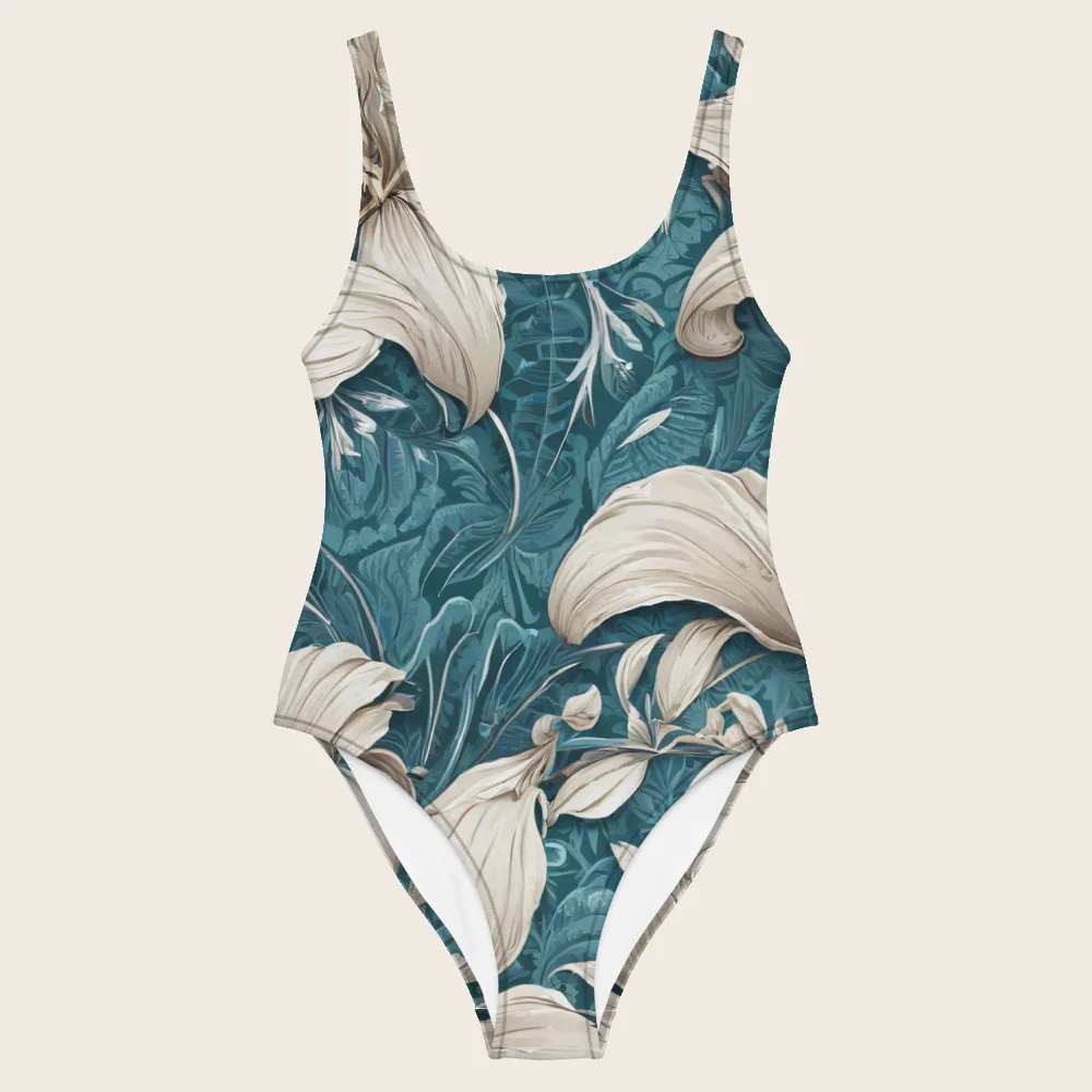 One-Piece Swimsuit on model