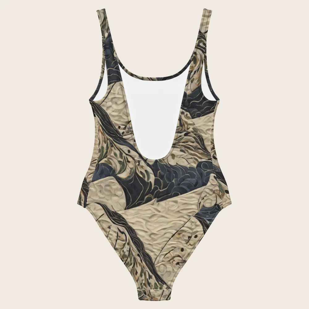 One-Piece Swimsuit on model