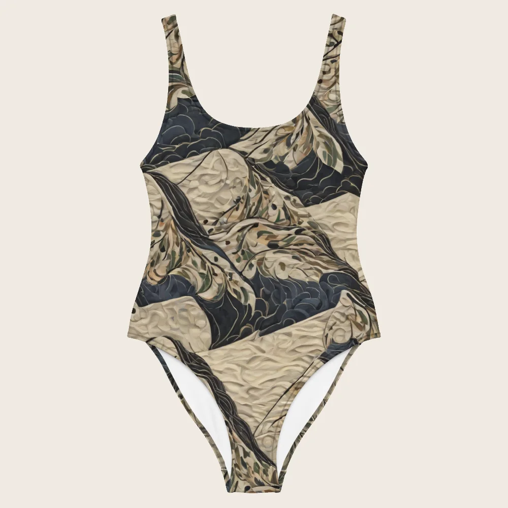 One-Piece Swimsuit on model