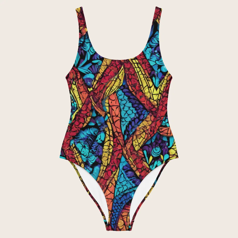 One-Piece Swimsuit on model
