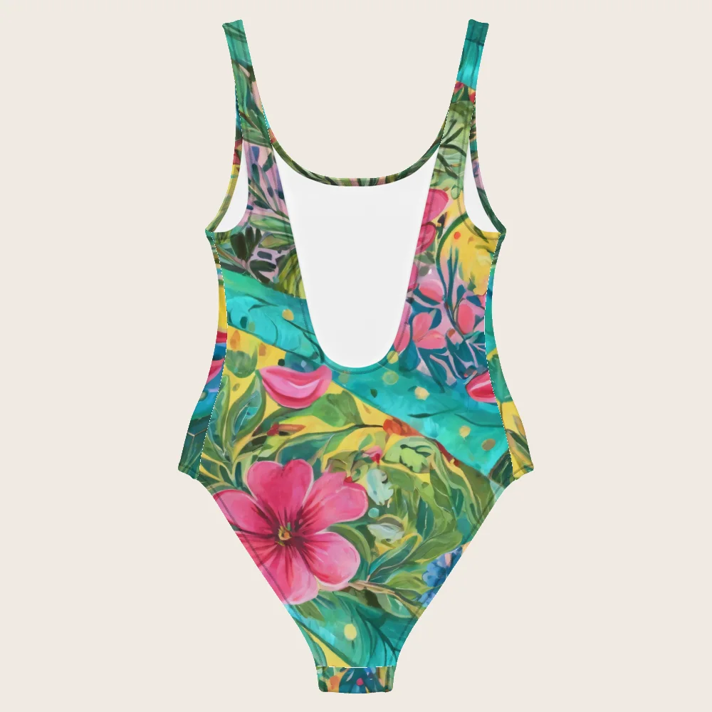 One-Piece Swimsuit on model