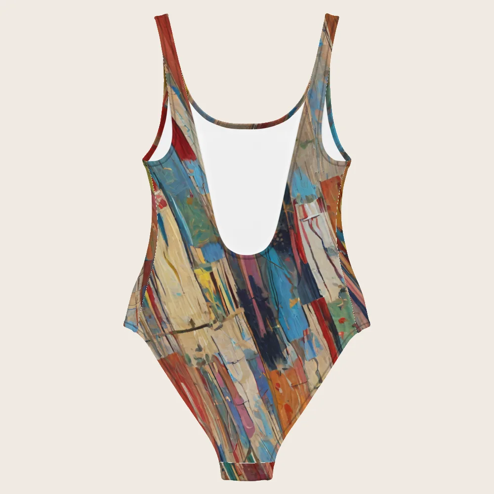 One-Piece Swimsuit on model
