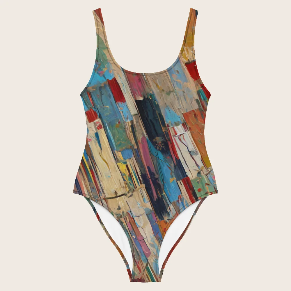 One-Piece Swimsuit on model