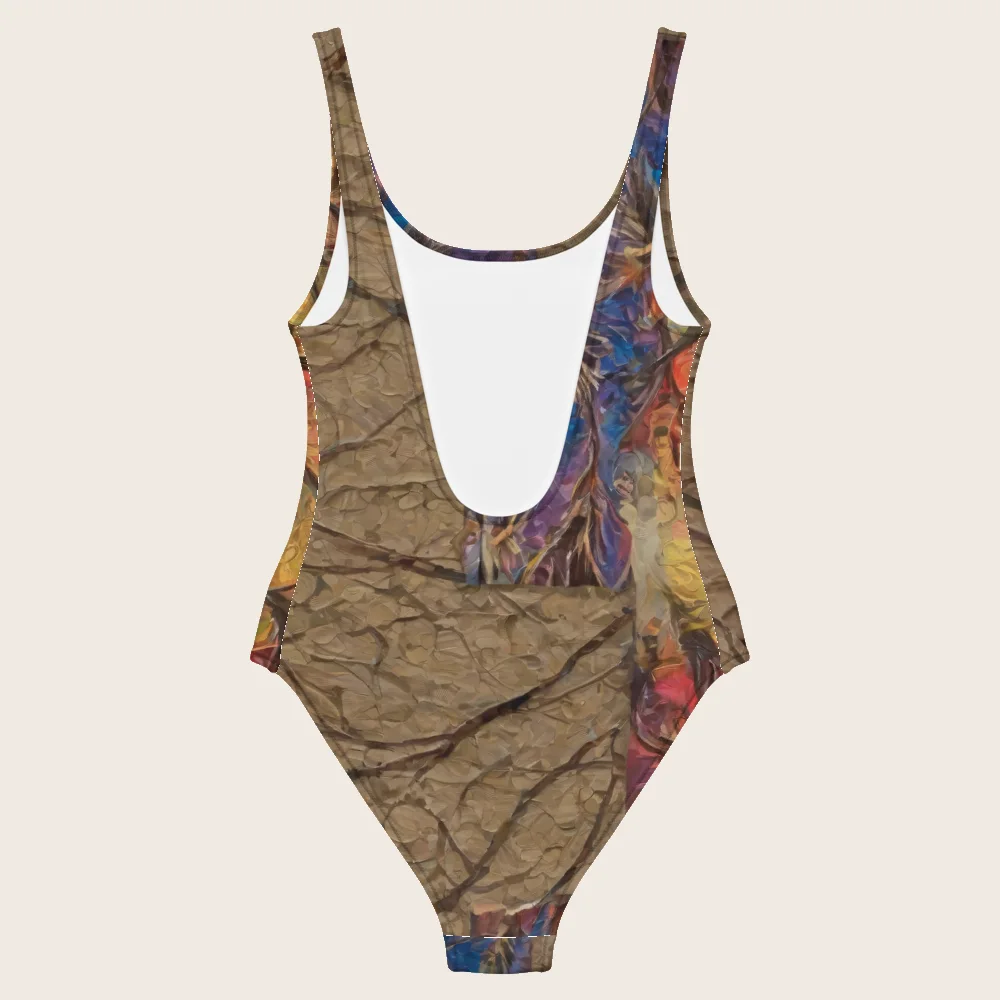 One-Piece Swimsuit on model
