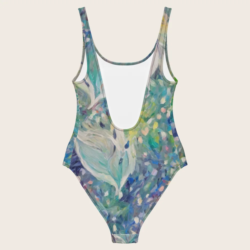 One-Piece Swimsuit on model