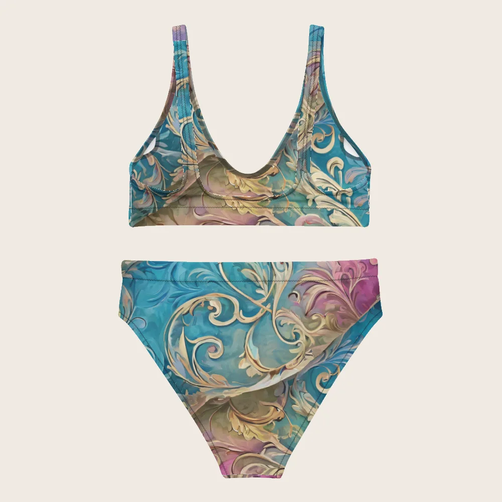High-Waisted Bikini on model