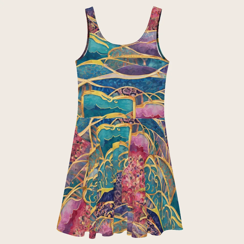 Skater Dress on model