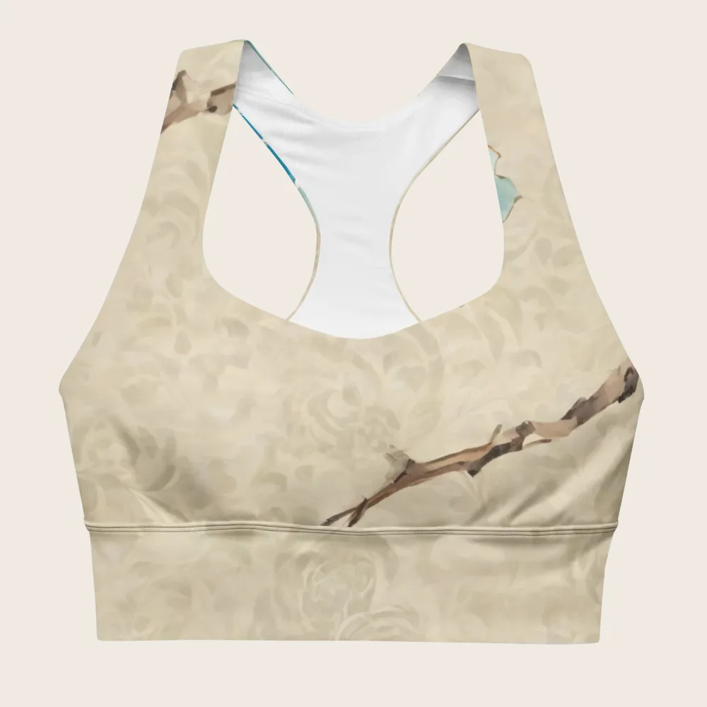 Longline Sports Bra on model