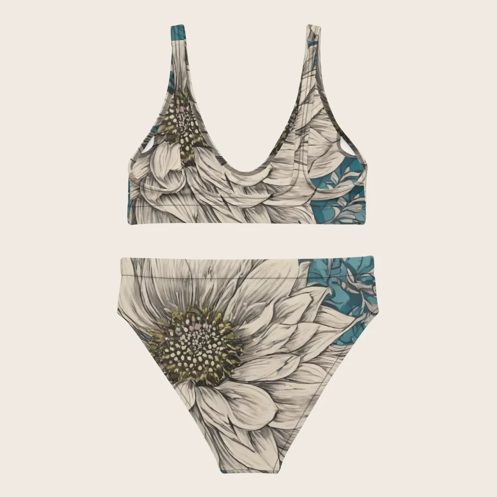 High-Waisted Bikini on model