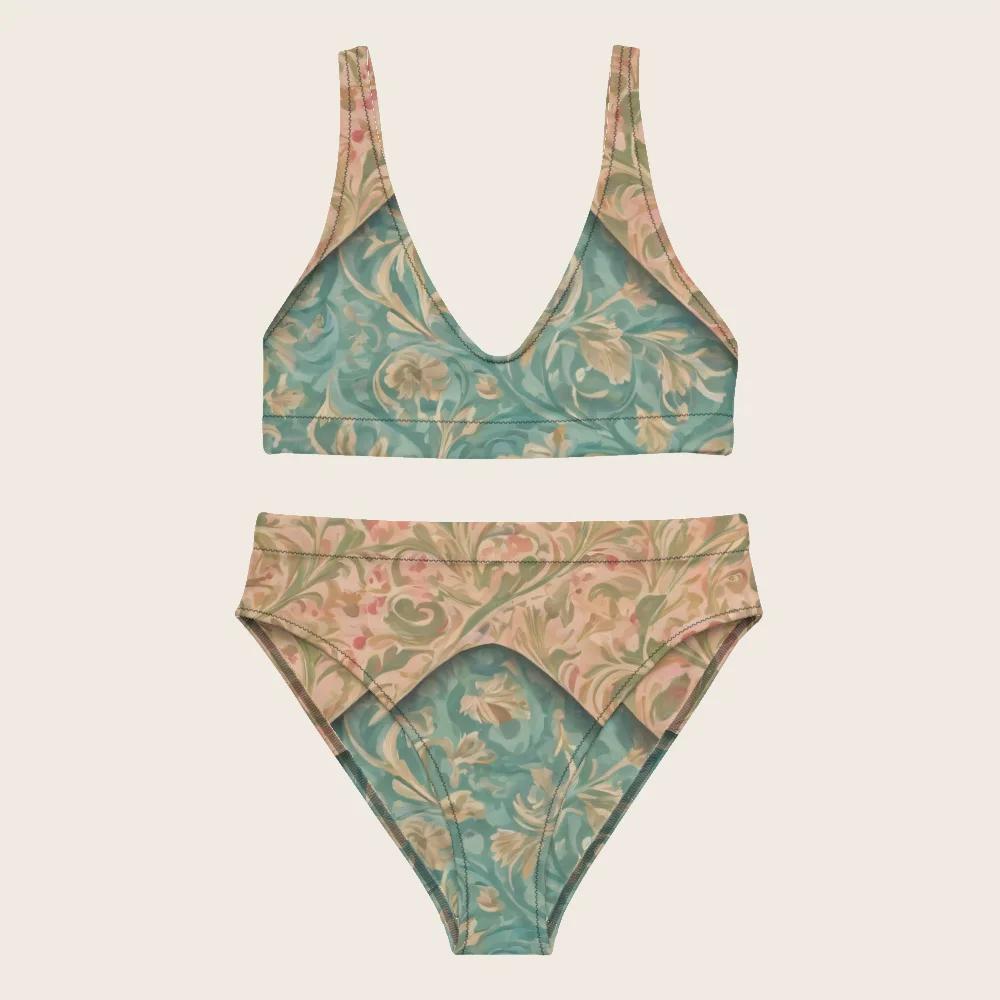 High-Waisted Bikini on model