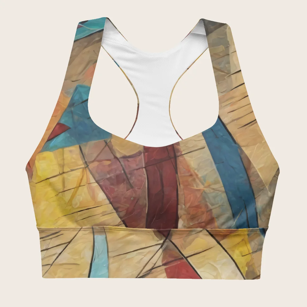 Longline Sports Bra on model