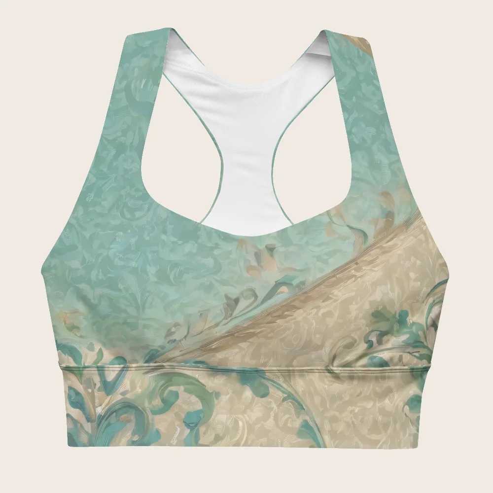 Longline Sports Bra on model