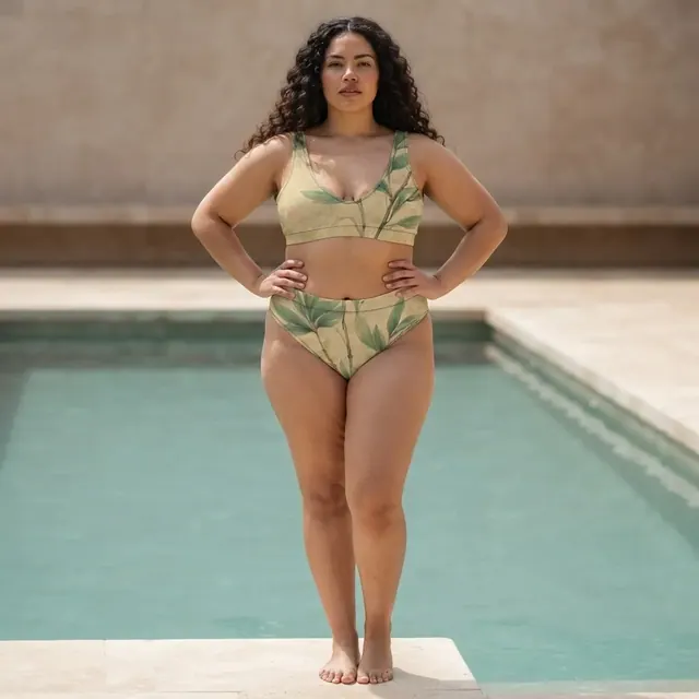 High-Waisted Bikini, one-of-one design 760C59EE