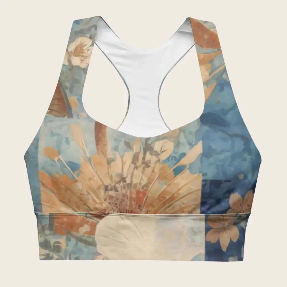 Longline Sports Bra on model
