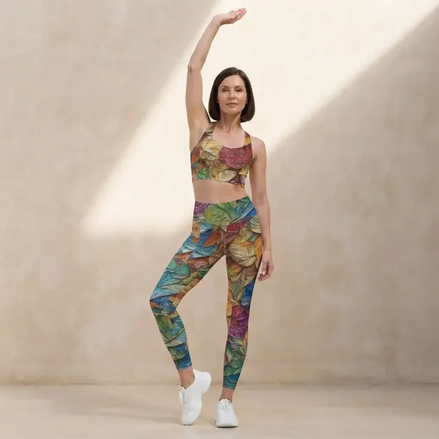 Longline Sports Bra, one-of-one design 849126CE