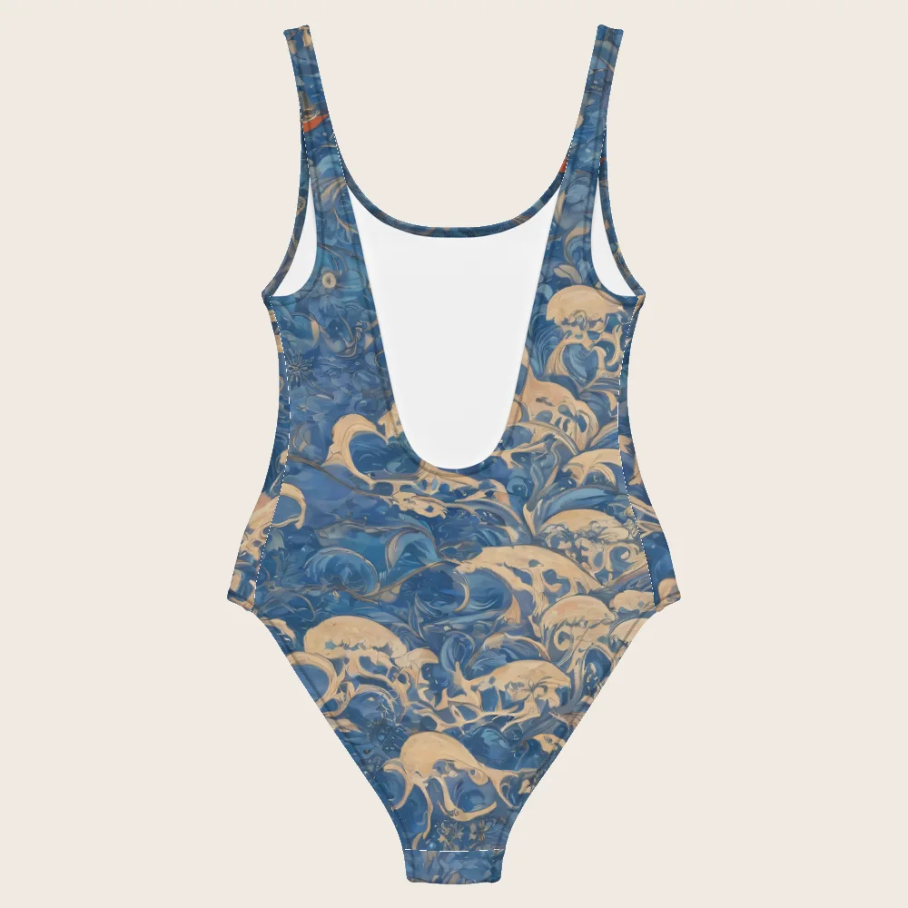 One-Piece Swimsuit on model