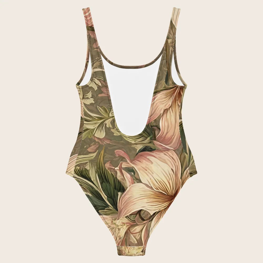 One-Piece Swimsuit on model