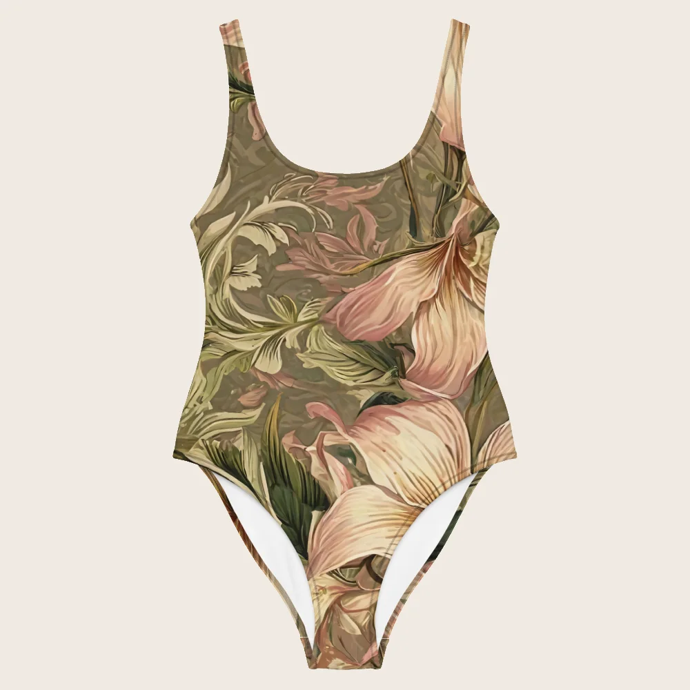 One-Piece Swimsuit on model