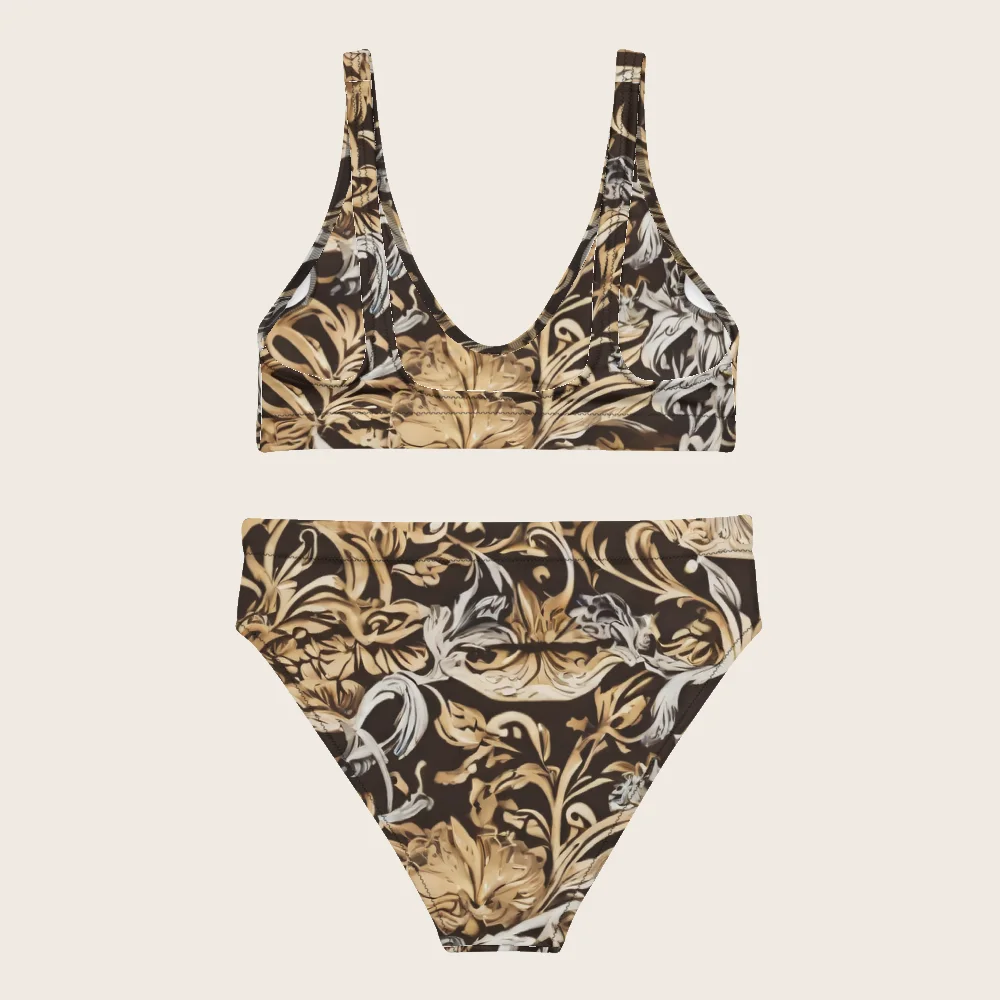 High-Waisted Bikini on model