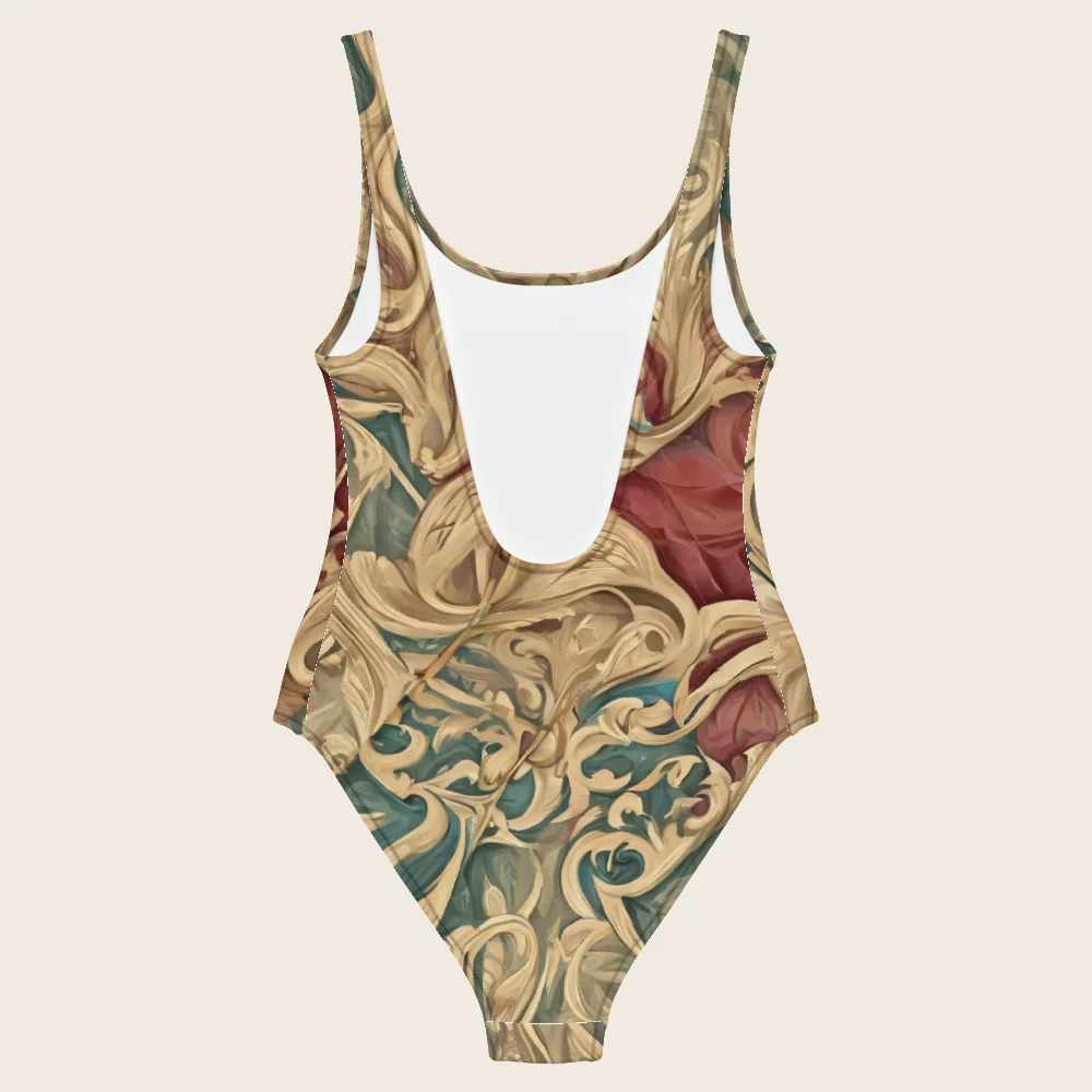 One-Piece Swimsuit on model