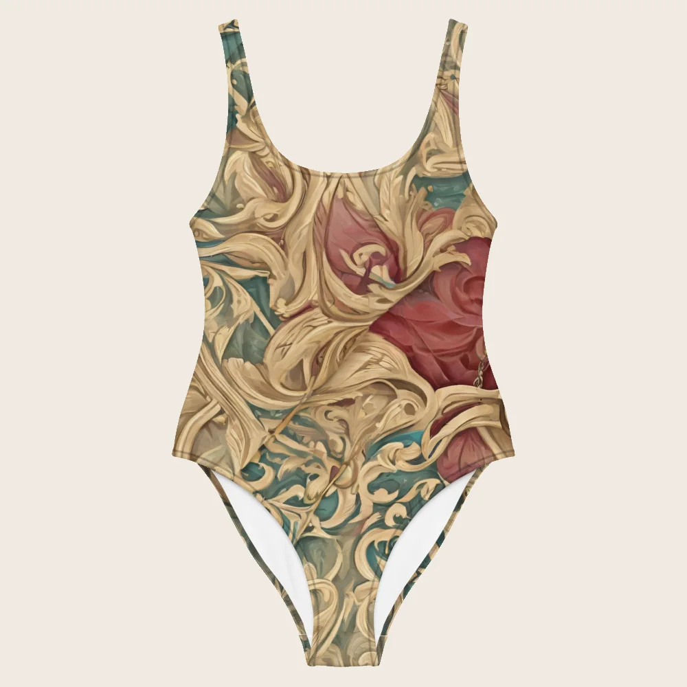 One-Piece Swimsuit on model