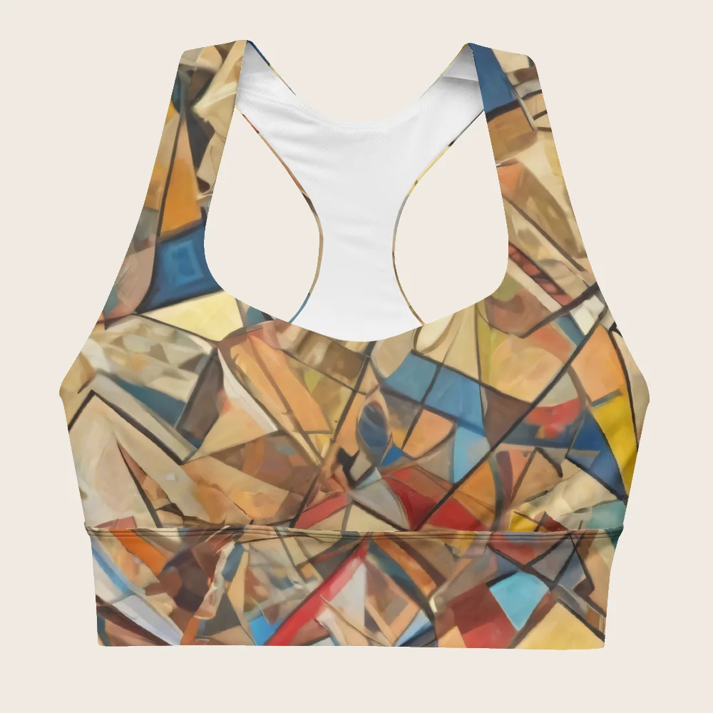 Longline Sports Bra on model
