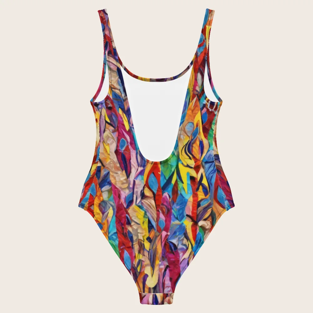 One-Piece Swimsuit on model