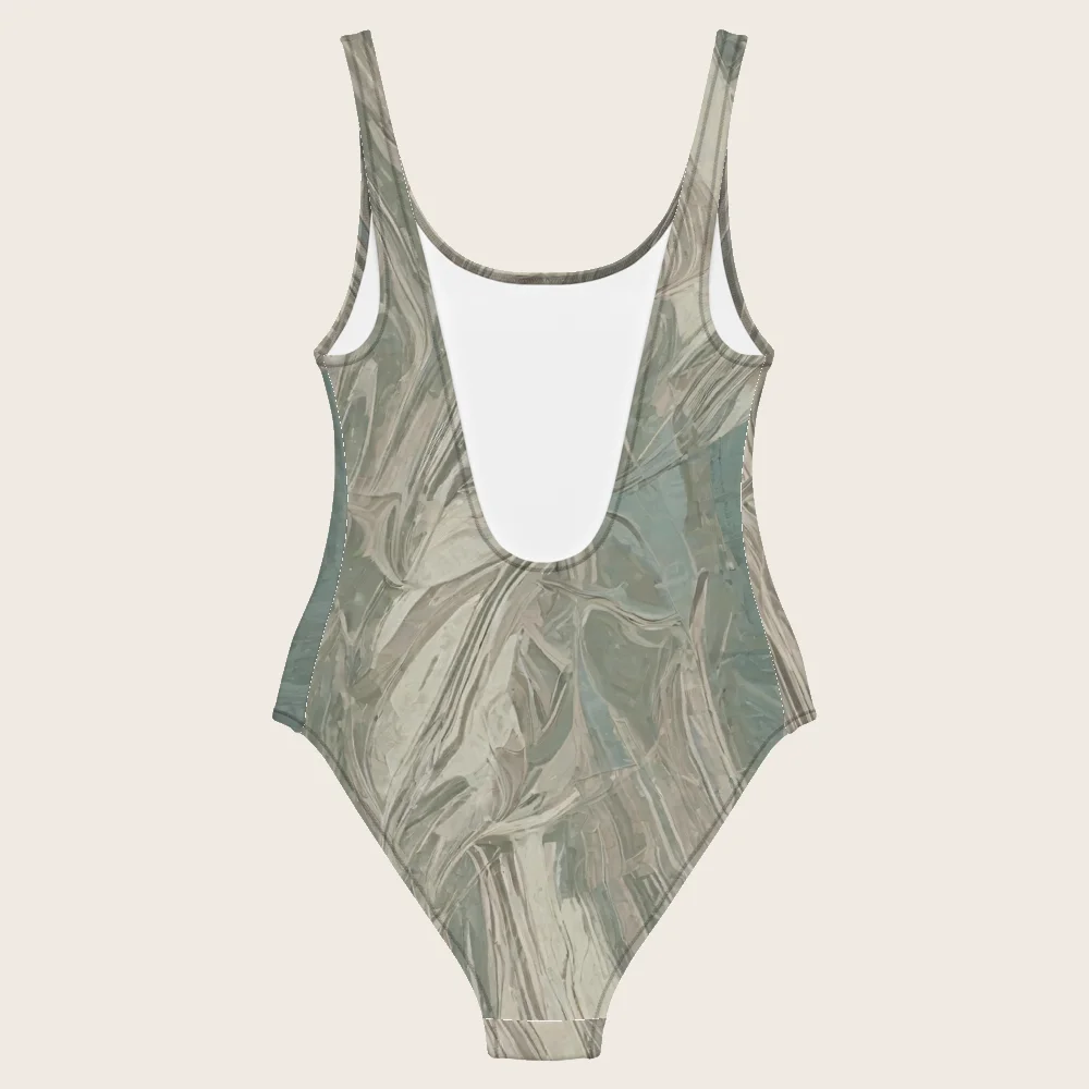 One-Piece Swimsuit on model
