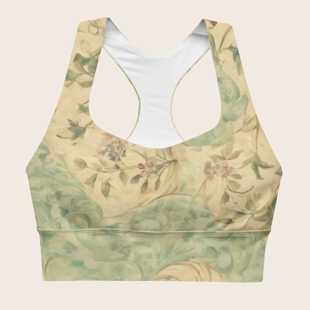 Longline Sports Bra on model