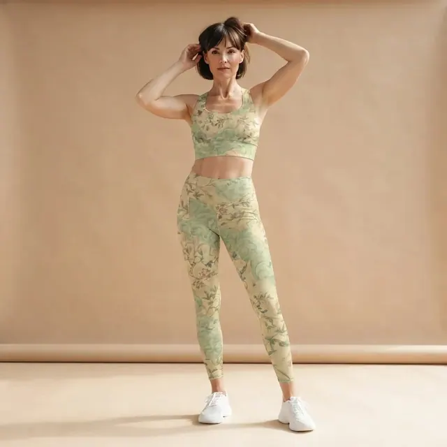 Longline Sports Bra, one-of-one design 6CC80181
