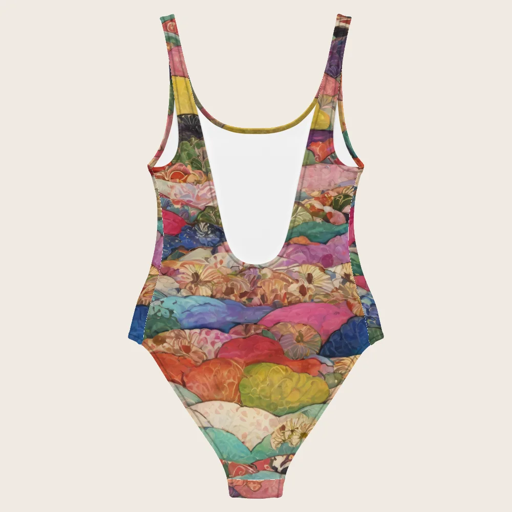 One-Piece Swimsuit on model