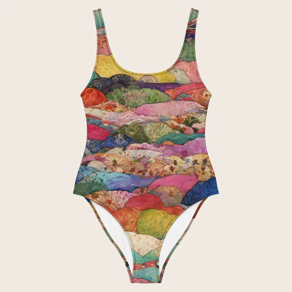 One-Piece Swimsuit on model